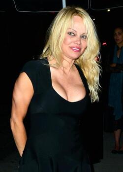 Stunning Beauty Pamela Anderson With A New Man In Hollywood