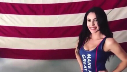 US politician Anna Paulina Luna kickstarts the swimwear movement with her MAGA swimsuit vide.