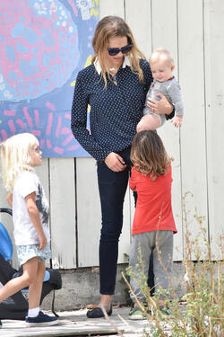 Teresa Palmer Spends Quality Time With Sons Bodhi And Forest In Los Angeles