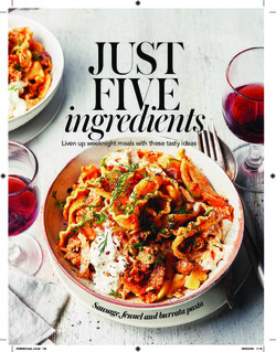 Just five ingredients