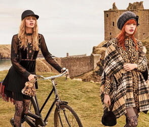 STELLA GIRLS IN NEW TWINSET FASHION CAMPAIGN SHOT IN SCOTLAND