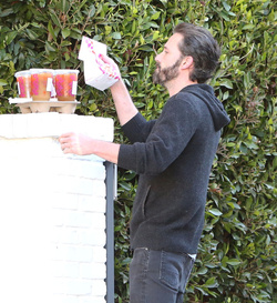Just like us Ben Affleck loves a takeaway delivery