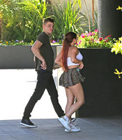 Ariel Winter leaving hotel after gettting new tattoo