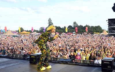 The 2024 Big Feastival day 1 held on Alex James Farm in The Cotswolds