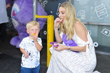 Heather Morris with son Owen Heather Morris with son Owen