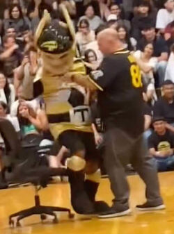 High School Principal Placed on Leave After Dancing with Mascot at School Rally One Father Says It Was All Weird 