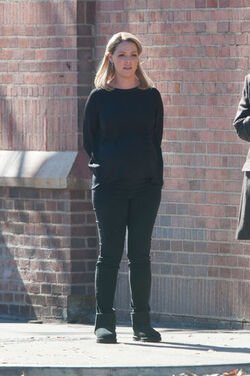 A Pregnant Katherine Heigl Spotted Filming in LA.