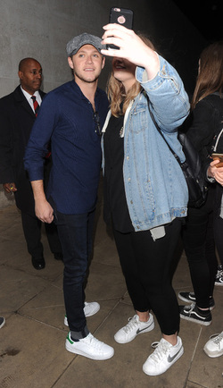 Niall Horan meets and greets young female fans