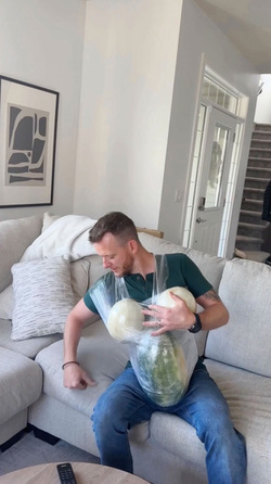 Man Gets A Taste Of Pregnancy In The Form Of A Watermelon Man Gets A Taste Of Pregnancy In The Form Of A Watermelon