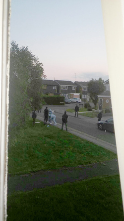 NUNEATON TERROR RAID AND ARREST
