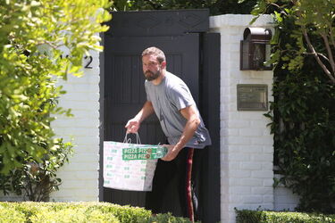 Just like us Ben Affleck loves a takeaway delivery