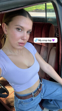 Millie Bobby Brown stars in new advertising photoshoot for the Florence by Mills fall 2024 fashion collection