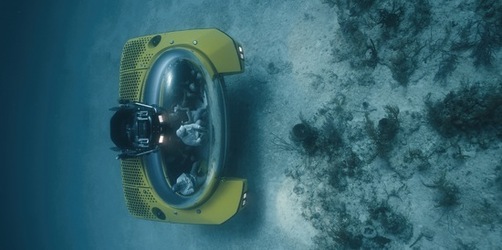 VIDEO Futuristic luxury submarine that looks like UFO offers cocktails and spa treatments 200 METRES below surface