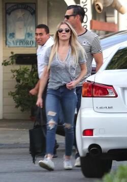 LeAnn Rimes and Eddie Cibrian casaual in Beverly Hills