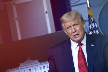 President Donald Trump Removed from Briefing Room by Secret Service President Donald Trump Removed from Briefing Room by Secret Service