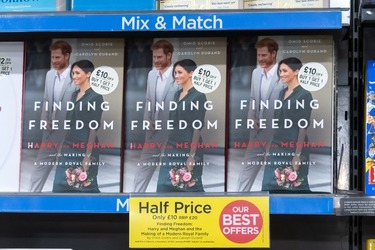  Finding Freedom Biography Of Prince Harry And Meghan Markle On Sale In London