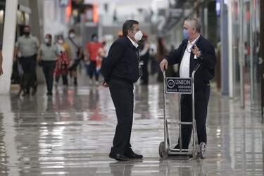 Mexico City Airport During The Coronavirus Pandemic