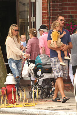 Molly Sims and Family out in The Hamptons Molly Sims and Family out in The Hamptons