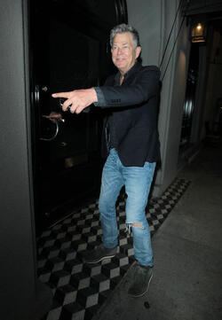 David Foster looks drunk in Hollywood