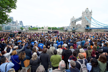 London Bridge terror attack vigil