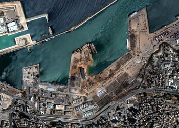 Beirut Explosion Before And After Satellite Images Show Extent Of Devastation