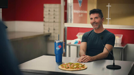 Simon Cowell in new Domino s advert