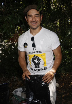 SAG AFTRA and WGA Strike At Warner Brothers Studios