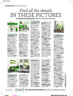 Modern botanical style