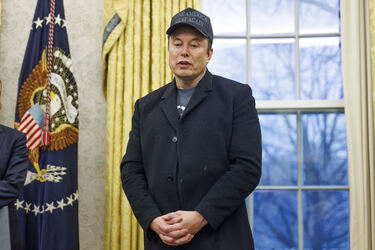 US President Trump Meets with Elon Musk in Oval Office