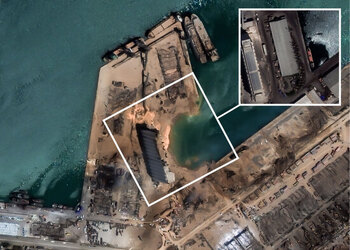 Beirut Explosion Before And After Satellite Images Show Extent Of Devastation