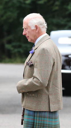 King Charles Is Greeted At The Gates Of Balmoral At The Start Of His Holiday