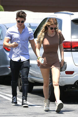 Bella Thorne and Gregg Sulkin can t keep their hands off of each other leaving Rite Aid. Bella Thorne and Gregg Sulkin can t keep their hands off of each other leaving Rite Aid.