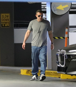 Ben Affleck looks relaxed on the day JLo filed for divorce