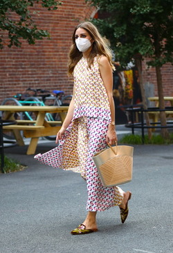Olivia Palermo out in Downtown Manhattan