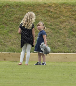 Zara and Mike Tindall have fun with Prince William and their kids at the polo Zara and Mike Tindall have fun with Prince William and their kids at the polo