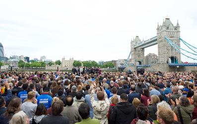 London Bridge terror attack vigil