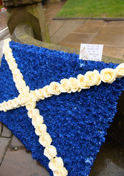 The funeral of late Manchester United and Scotland footballer Denis Law