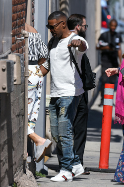 Jamie Foxx is seen at Jimmy Kimmel Live 