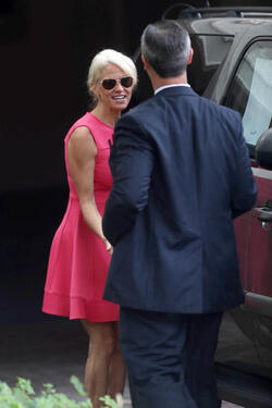Kelly Anne Conway Leaves Her House in Washington D.C Kelly Anne Conway Leaves Her House in Washington D.C