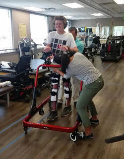 LUCKY TO BE ALIVE TEEN LEFT PARALYSED FROM A 135KPH MOTORCYLE ACCIDENT DEFIES THE ODDS TO WALK AND NOW PLANS DARING ACTIVITIES