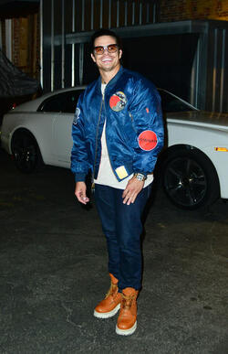 Casper Smart shows off his amazing 144k BMW i8 sports car after partying at Avenue nightclub in Los Angeles. Casper Smart shows off his amazing 144k BMW i8 sports car after partying at Avenue nightclub in Los Angeles.