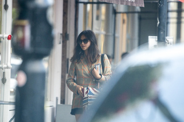Jenna Coleman out in Notting Hill