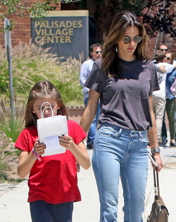 Alessandra Ambrosio And Partner Jamie Mazur Step Out With Daughter Anja 23 
