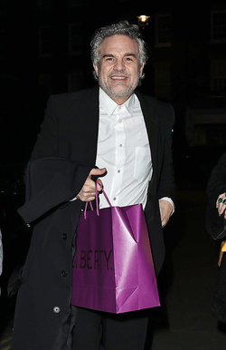 Mark Ruffalo arrives at the Chiltern Firehouse