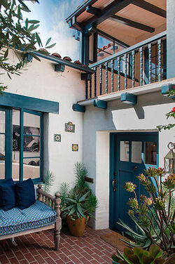 Amber Valletta Inside her romantic Spanish home in Santa Monica