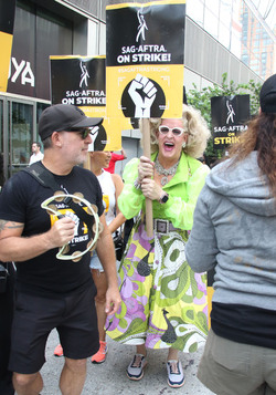 SAG AFTRA Strike At HBO Offices SAG AFTRA Strike At HBO Offices