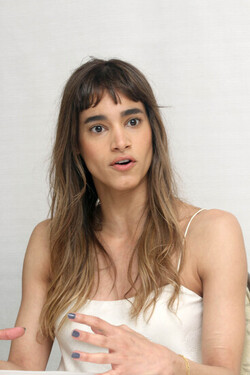 Sofia Boutella Attends Press Conference for The Mummy