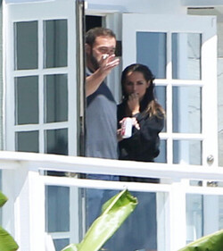 Ben Affleck Enjoys A Smoke Before Locking Lips With Ana De Armas