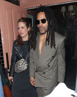 Lenny Kravitz and girlfriend Leaves The Blink Twice After Party