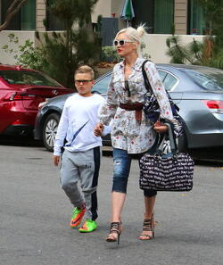 Gwen Stefani And Zuma Up For Sunday Services